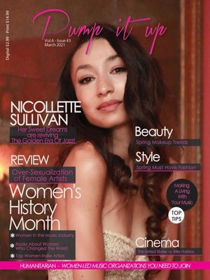 cover image of Pump it up Magazine--Nicollette Sullivan--Women's History Month Edition